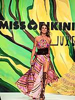 Elisabetta Canalis Cleavage At Miss Bikini Fashion Show