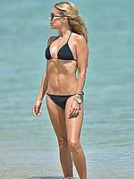 Sylvie Van Der Vaart In Bikini In Saint Tropez