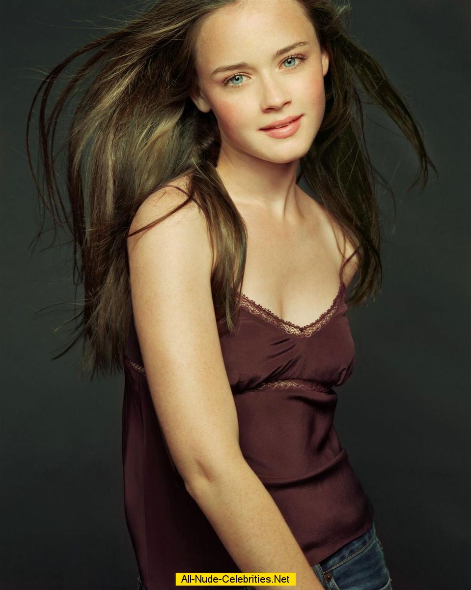 Alexis Bledel sexy posing scans from mags