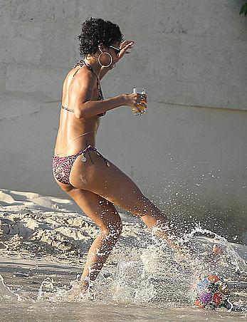 Rihanna in bikini candids in Barbados