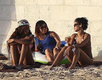 Rihanna in bikini candids in Barbados