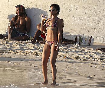 Rihanna in bikini candids in Barbados