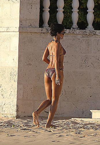 Rihanna in bikini candids in Barbados