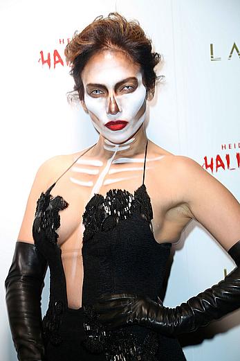 Jennifer Lopez at Heidi Klum Halloween party