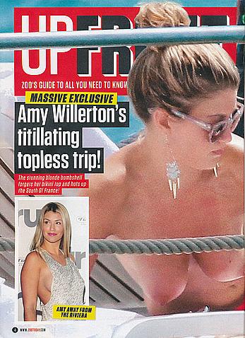 Amy Willerton caught topless in Cannes