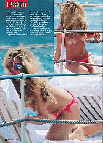 Amy Willerton caught topless in Cannes