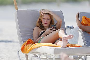 Bella Thorne in a Bikini on Miami Beach