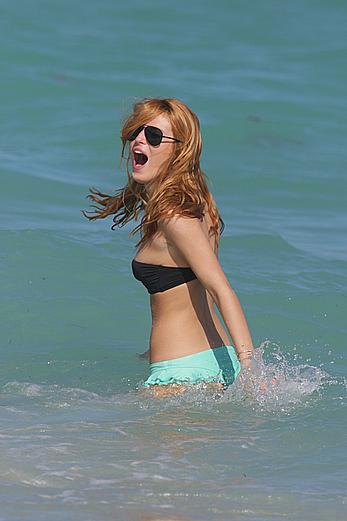 Bella Thorne in a Bikini on Miami Beach