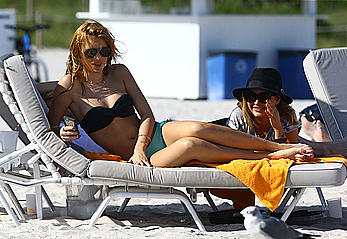 Bella Thorne in a Bikini on Miami Beach