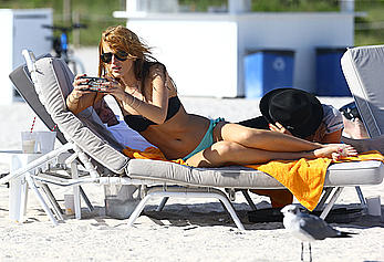 Bella Thorne in a Bikini on Miami Beach