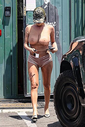 Bianca Censori goes over the line with completely see through top in Los Angeles