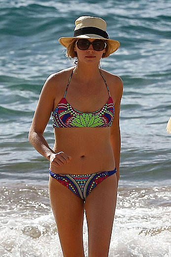 Candice Accola seen enjoying herself on the beach in Maui