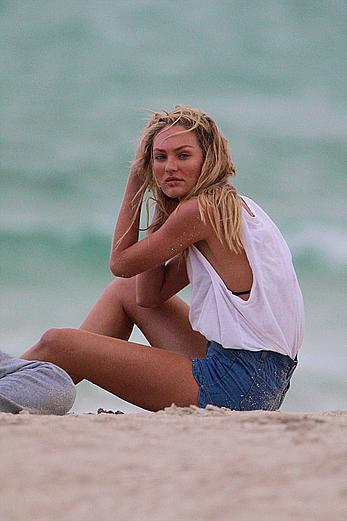 Candice Swanepoel sexy photo shoot in Miami