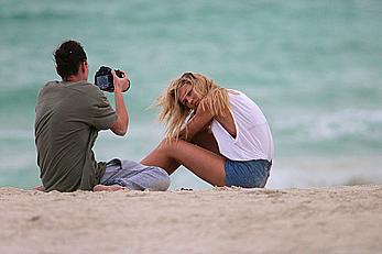 Candice Swanepoel sexy photo shoot in Miami