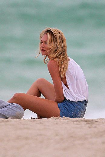 Candice Swanepoel sexy photo shoot in Miami