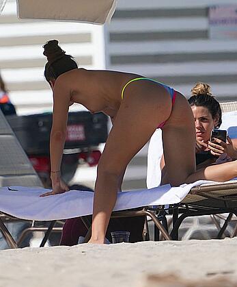 Covi Riva topless on a beach paparazzi shots