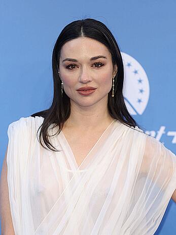 Crystal Reed see through tot tits at the UK launch of Paramount+ in London