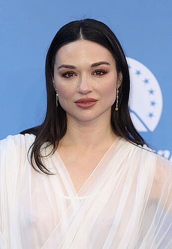 Crystal Reed see through tot tits at the UK launch of Paramount+ in London