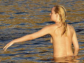 Dakota Johnson caught topless in Pantelleria in Italy