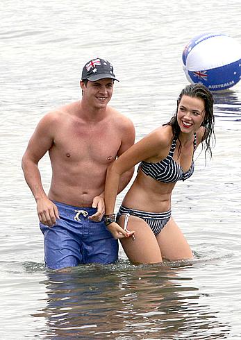 Demi Harman seen on the beach in Sydney