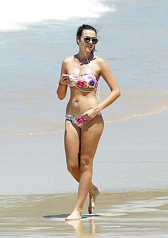 Demi Harman in bikini on the beach in Sydney