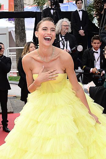 Fernanda Liz nipple slip on the red carpet at the screening of the film Roubaix, une lumiere at the 72nd annual Cannes Film Festival