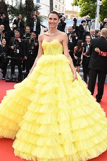 Fernanda Liz nipple slip on the red carpet at the screening of the film Roubaix, une lumiere at the 72nd annual Cannes Film Festival