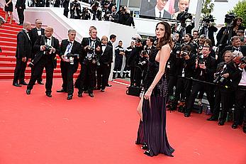 Frederique Bel - Cannes Film Festival - Saint-Laurent screening - 05172014 (1)