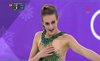 Gabriella Papadakis olympic nipple slip