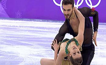 Gabriella Papadakis olympic nipple slip