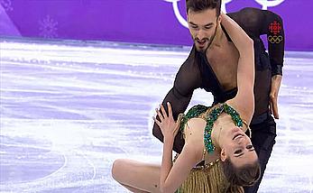 Gabriella Papadakis olympic nipple slip