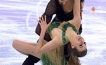 Gabriella Papadakis olympic nipple slip