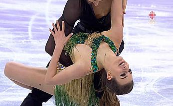 Gabriella Papadakis olympic nipple slip