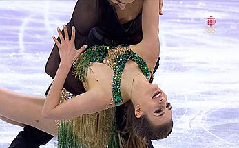 Gabriella Papadakis olympic nipple slip