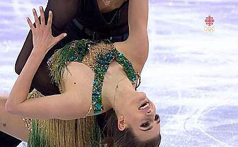 Gabriella Papadakis olympic nipple slip