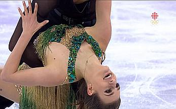 Gabriella Papadakis olympic nipple slip