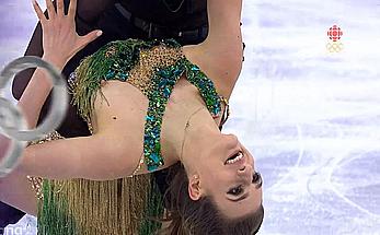 Gabriella Papadakis olympic nipple slip