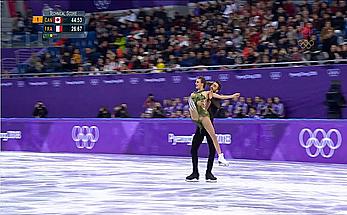 Gabriella Papadakis olympic nipple slip