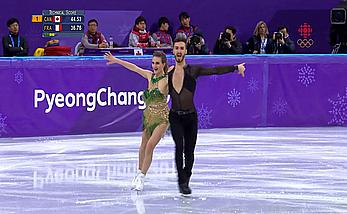 Gabriella Papadakis olympic nipple slip