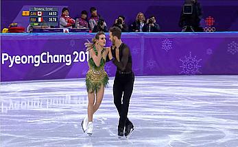 Gabriella Papadakis olympic nipple slip