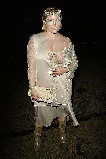 Hayley Hasselhoff at Just Jared annual Halloween party