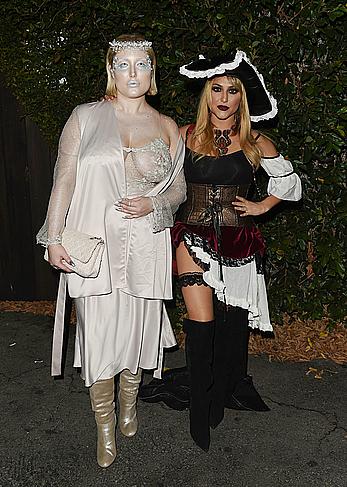 Hayley Hasselhoff at Just Jared annual Halloween party