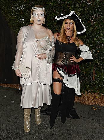 Hayley Hasselhoff at Just Jared annual Halloween party