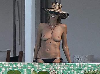 Heidi Klum topless again in St. Barts