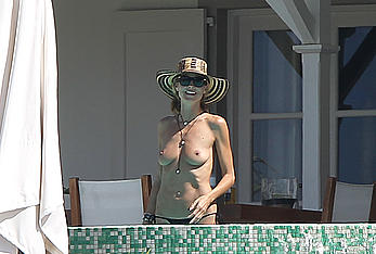 Heidi Klum topless again in St. Barts