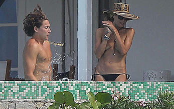 Heidi Klum topless again in St. Barts