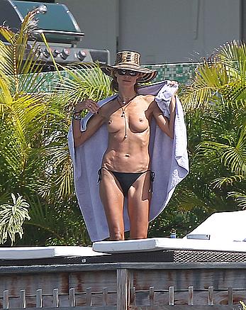 Heidi Klum topless again in St. Barts