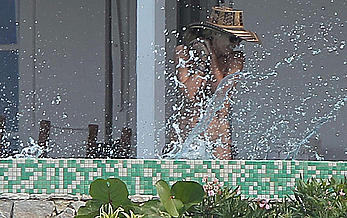 Heidi Klum topless again in St. Barts