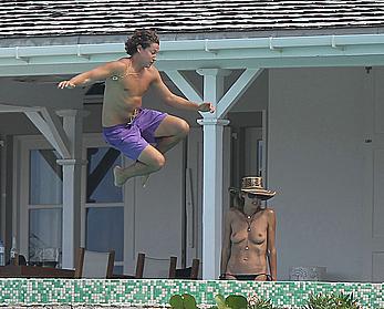 Heidi Klum topless again in St. Barts