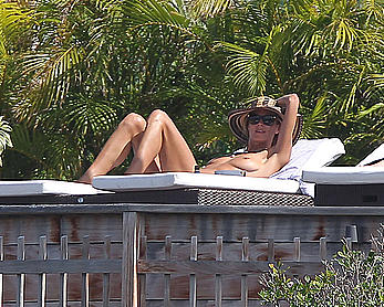 Heidi Klum topless again in St. Barts